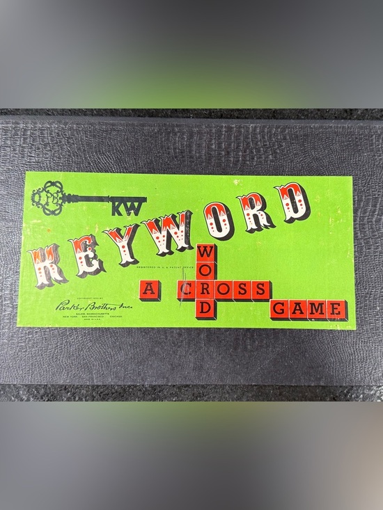 Parker Brothers Other - Vintage 1953 Parker Brother's Inc. Keyword A Cross Word Game